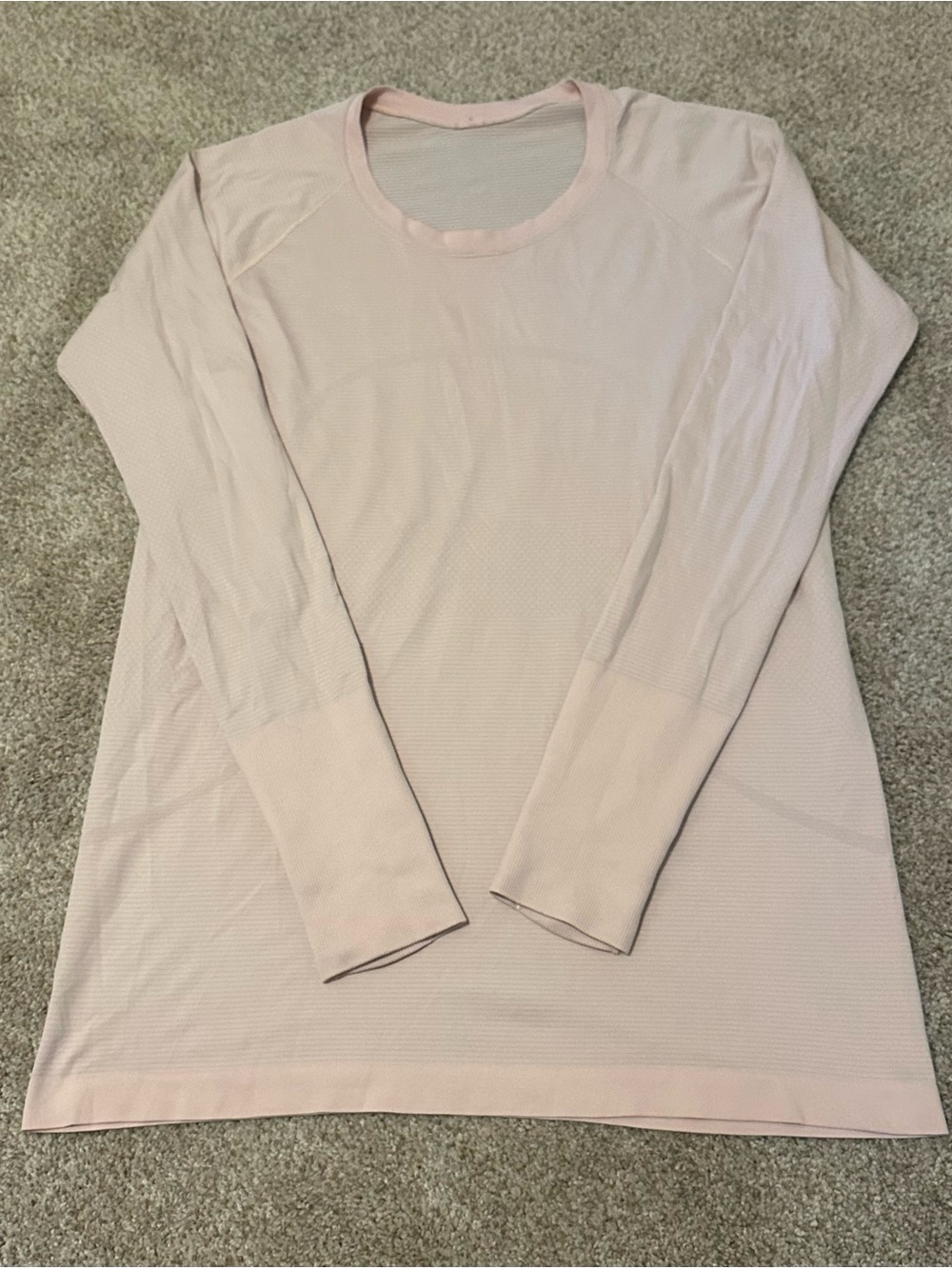Lululemon Light Pink Long-Sleeve Women's Top